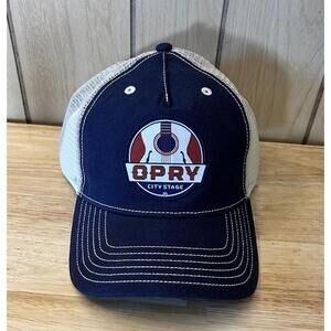 Vintage Opry City Stage New York Truckers Hat/Cap Mesh Sportige Brand Snap Back